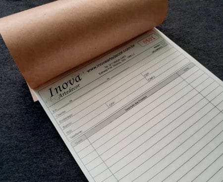 talao de pedido personalizado grafica rj