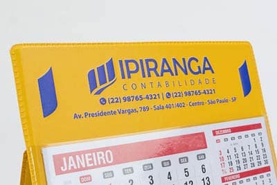 impressao de calendario pvc personalizado