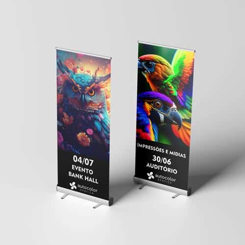 banner roll up 80x200 grafica rio de janeiro