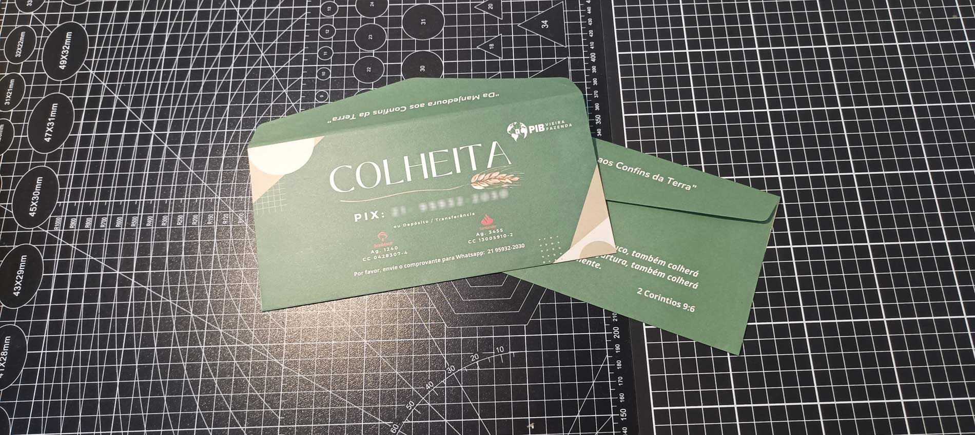envelope oficio, carta e A4