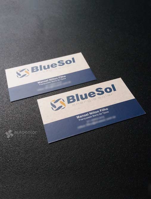 cartão de visita reciclado personalizado