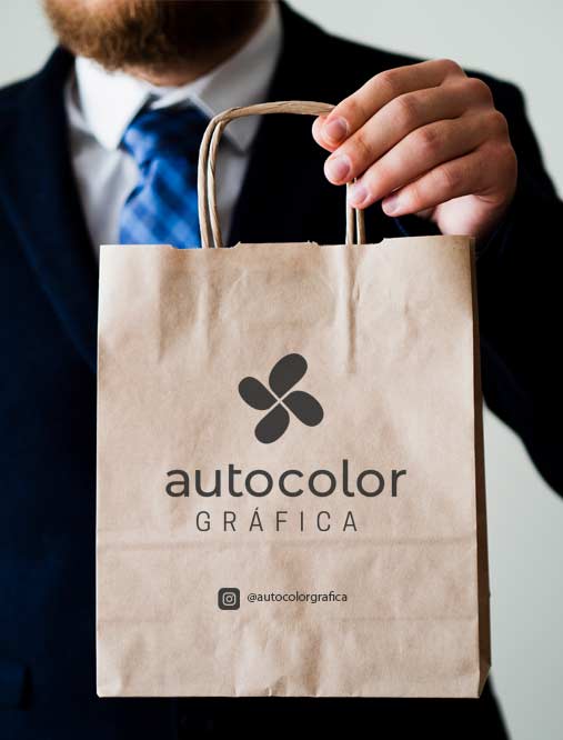 sacola de papel kraft personalizada rio de janeiro