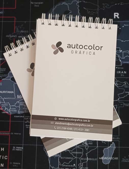 blocos com espiral gráfica rj