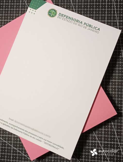 bloco personalizado gráfica rj