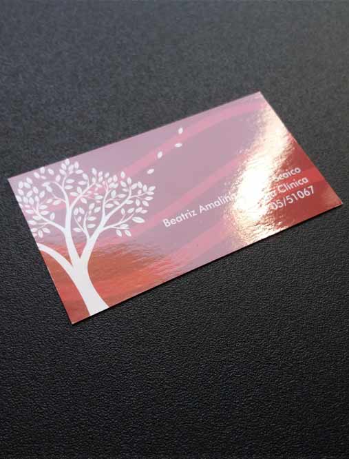 cartão de visita verniz total rj