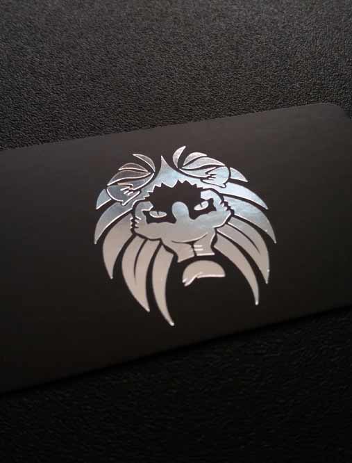 cartão de visita hot stamping personalizado