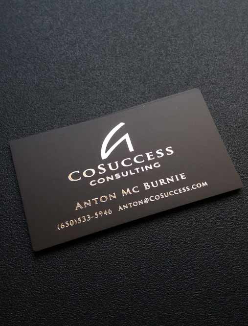 cartão hot stamping personalizado