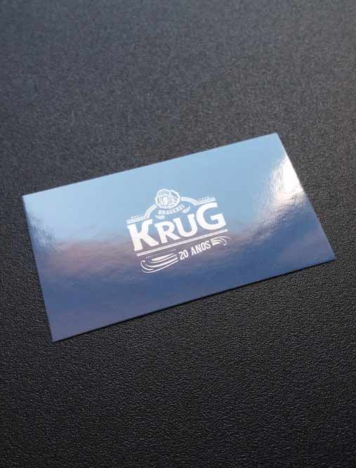 cartão de visita com verniz total gráfica rio de janeiro