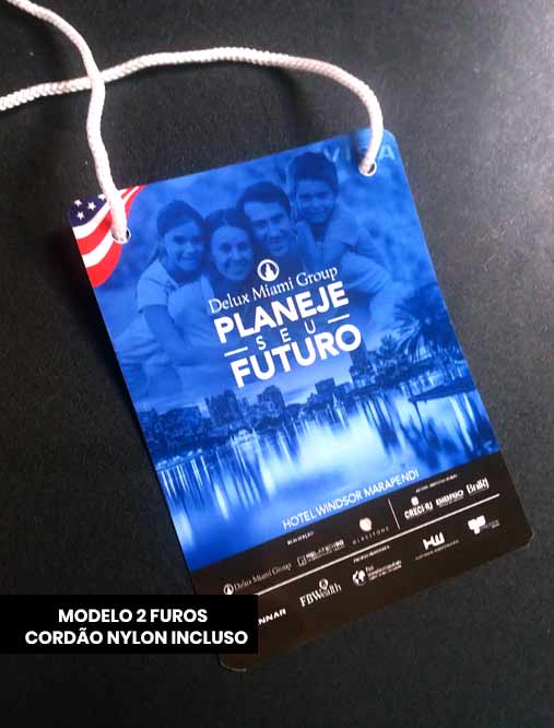 credencial crachá personalizado rj