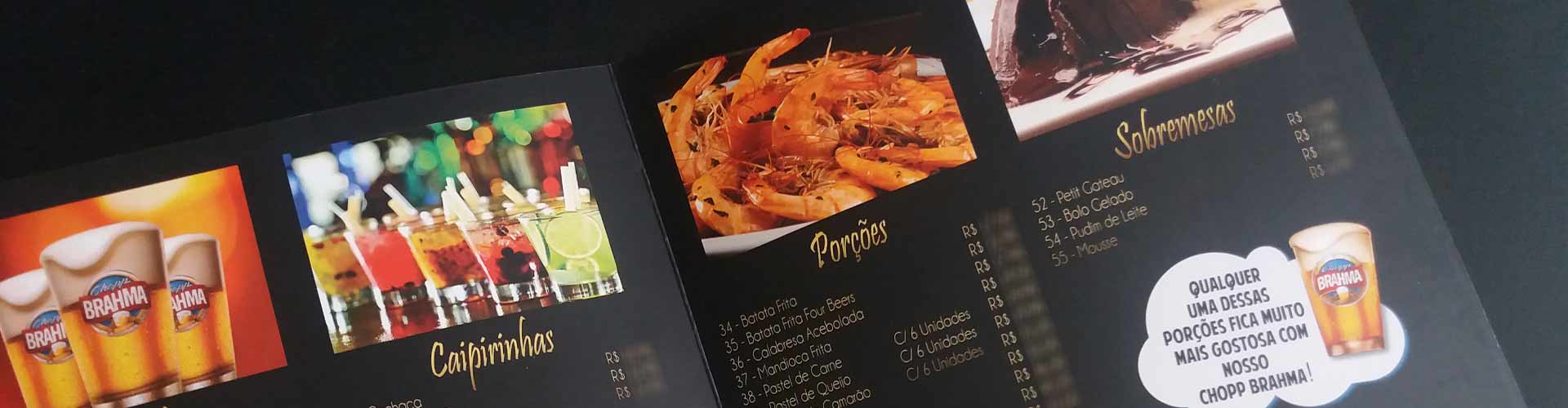 cardápio de restaurante lanchonete no rj