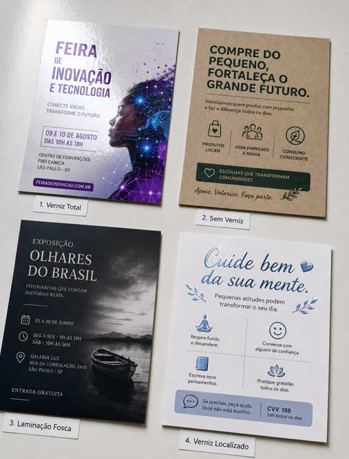 cartão postal personalizado para divulgação