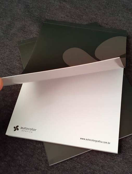 blocos de anotações com miolo personalizado