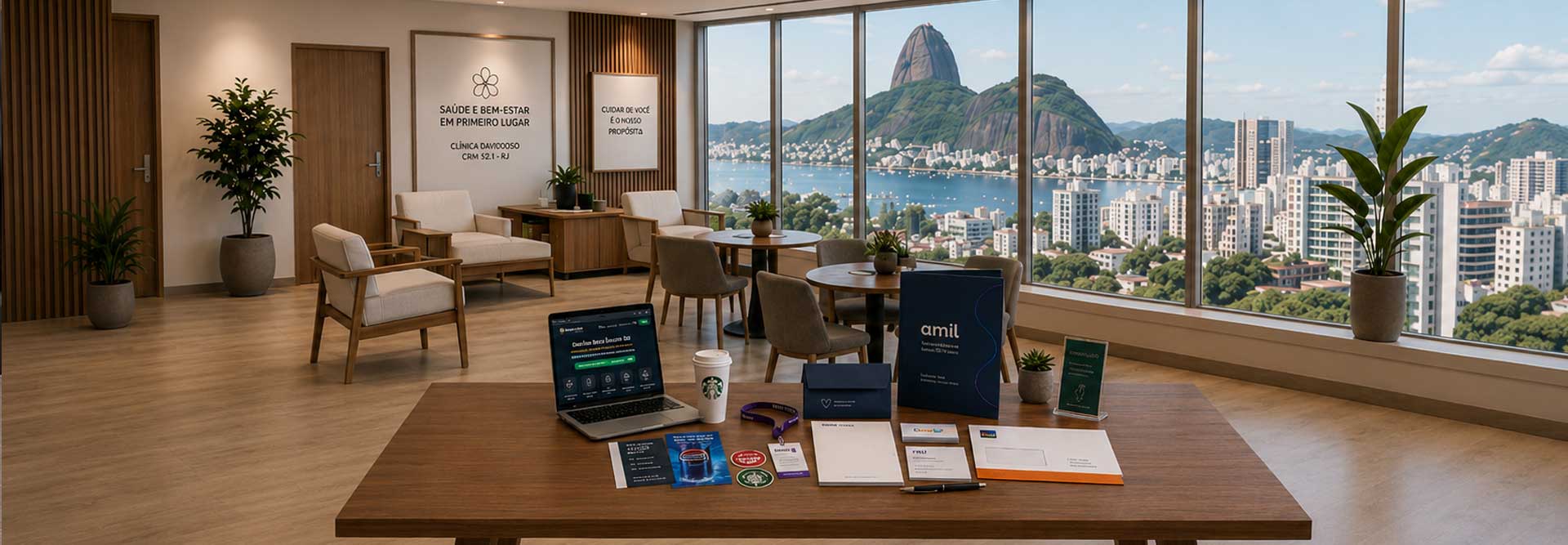 Materiais gráficos personalizados para empresas em Botafogo RJ com cartões, folders, adesivos e banners.