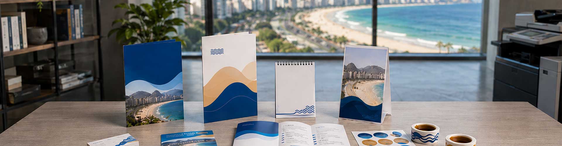 Materiais gráficos personalizados para empresas, comércios e moradores de Copacabana no Rio de Janeiro