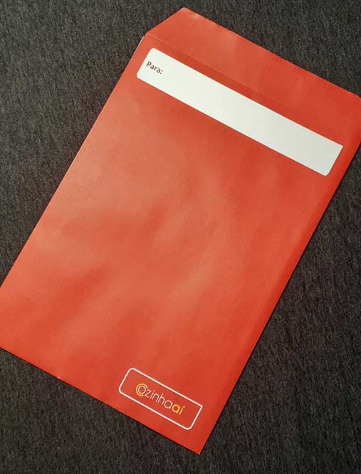 envelope corporativo personalizado para empresas