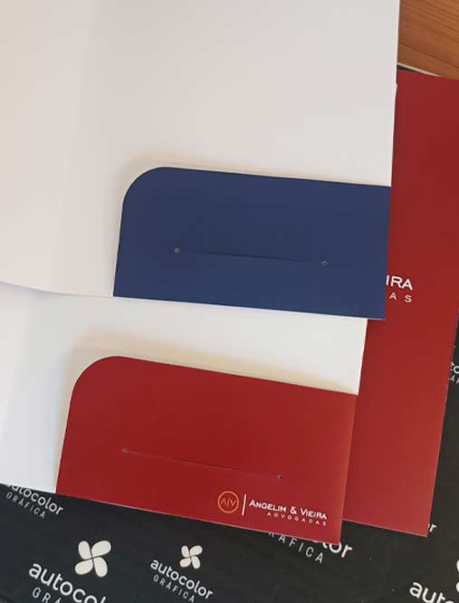 pastas personalizadas com bolso A4 para documentos